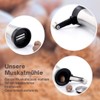 TOPANBIETER 999 Nutmeg Mill Spice Mill Nutmeg Grinder Stainless Steel
