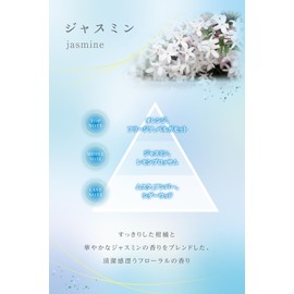 Carmate L395 Luno LUNO Liquid Jasmine Air Freshener for Cars, Standing Type, 2.8 fl oz (80 ml)