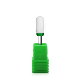 Rolabling Round Head Ceramic Nail Drill Bit For Electric Nail Drill Manicure Machine Accessories Tool (Green Coarse)