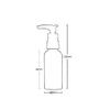 50ML(1.7 OZ) Multicolor Plastic with White Pumps Lotion/Soap Dispenser Bottle