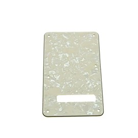 KAISH ST/Strat Style Standard Guitar Back Plate ST Tremolo Trem Cover for USA Strat/Stratocaster Aged Pearl