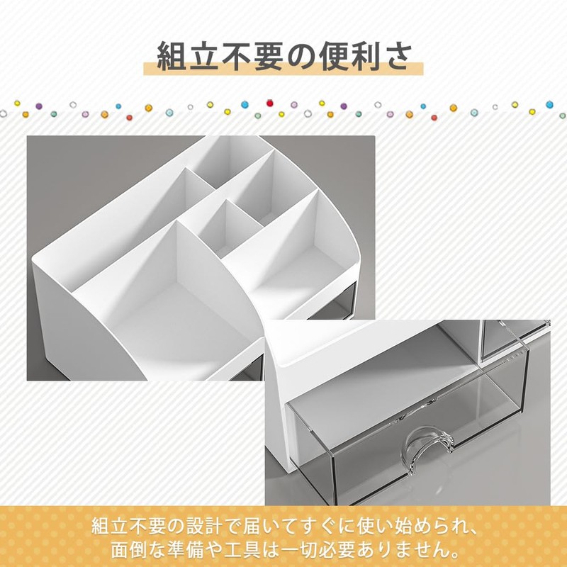 AZNABLE Pen Holder Large Capacity Desktop Storage Accessories Holder Pen