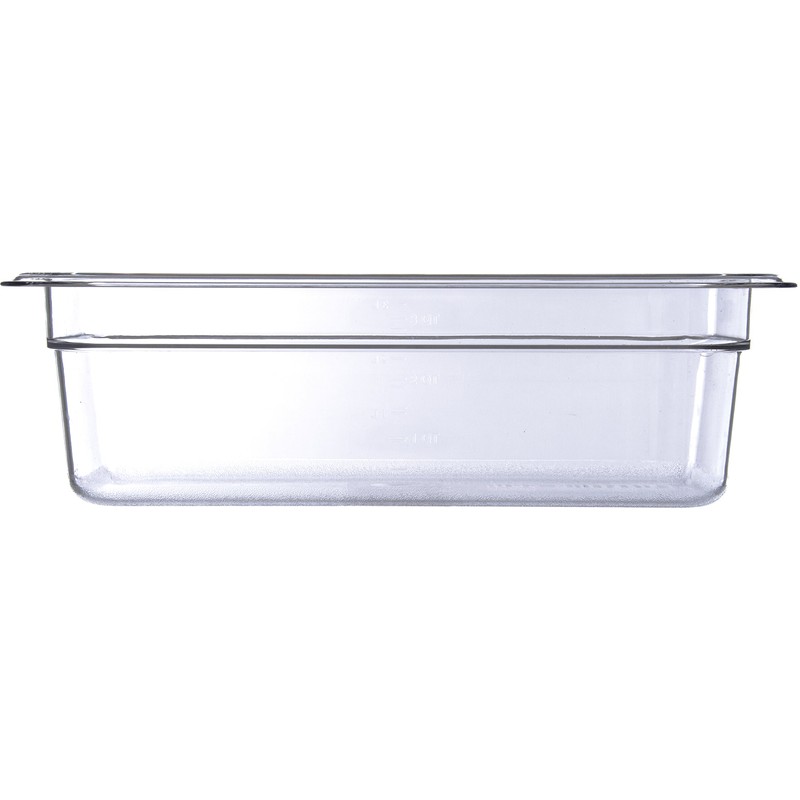Carlisle FoodService Products Plastic Food Pan 1/3 Size 4 Inches