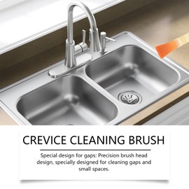 Crevice Cleaning Brush Set, 6 Pieces, Ergonomic Handle, Lightweight, Wear-Resistant