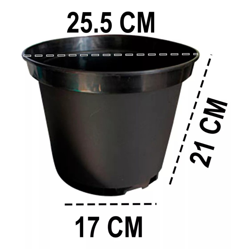 mdj Pack De Macetas Medianas Universales 10 Piezas