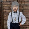 Hiwooii 14 Pieces Old Man Costume Accessories Grandpa Set for