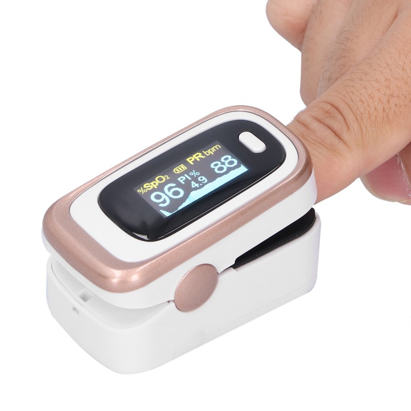 Fingertip Clamp Pulse Oximeter Blood LCD Display Oxygen Saturation Test