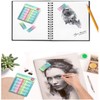 Eterspr 10 x Jelly Colouring Pencil Eraser, Gradient Jelly Eraser,