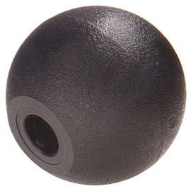 The Hillman Group 55437 Universal Ball Knob-Fits 5/16, 3/8, M8, M10,,Black, 3 Count ( Pack of 1)
