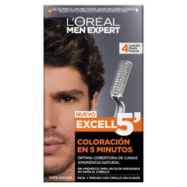 L'Oreal Paris Tinte Capilar Permanente Excell, 5 4 Castano Negro Natural, 133 g
