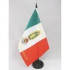 AZ FLAG MEXICO VIVA CRISTO REY TABLE FLAG 5'' x