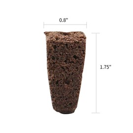 Environet Seed Starter Plugs, Growth Plugs for Seed Starting, Hydroponic and Soil Applications (1 Pack of Approx 50 Counts, 0.8 Inch Square X 1.75 Inch Deep)