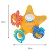Nuby Starfish Hoopla Floating Bath Toy – Includes 3 Throwing