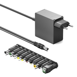 HKY 12V 3000mA Universal Netzteil 3A 2,5A Ladegerät für AVM Fritzbox, Speedport, LCD TFT Monitor, Soundlink, Festplatten, Trekstor Laptop Telekom Dockingstation Steckernetzteil Medion E3216