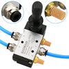 Baomain Pneumatic Solenoid Valve Manual Control Push-Pull, 4H210-08 PT 1/4"