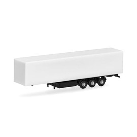 Herpa Parts Service, Track, Trailer 3 Axle Suitcase, Set of 2 in Scale 1:160, Miniature Model, Plastic