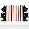Cat Bookends Desktop Bookshelf Sturdy and Non-Toppling Desktop Organization Office