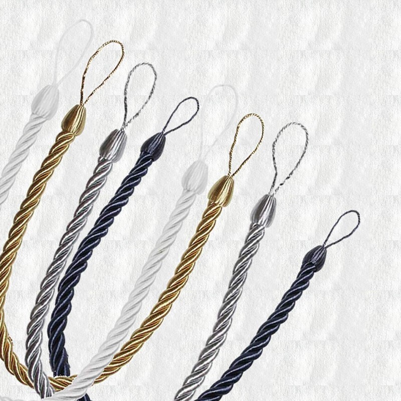 2PC Tiebacks Outdoor Curtain Ropes ，32.5 cm / 12.8 in