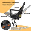 Rear Child Bike Seat for Family Rides – Adjustable Backrest,