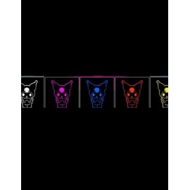 Unbranded Kuromi Night Light Led Colorful Illusion Lamp Touch Switch For Desk Kids Gift