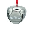 Believe Bell Christmas Tree Hanging Ornaments Sleigh Bells
