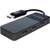 Delock DisplayPort Splitter 1.4 1x DisplayPort 3x DisplayPort, Black, 30