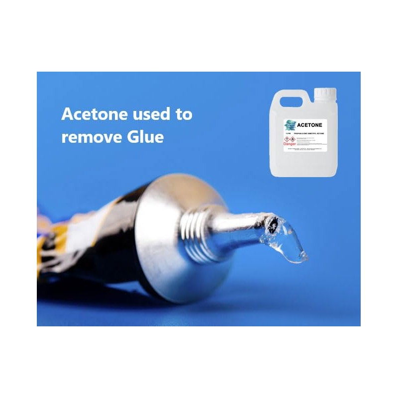Pure Acetone Nail Polish Remover UV LED GEL Soak Off