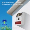 Wireless Smart Outdoor Siren with Solar Wifi Panel motion detector-