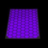 RydeSafe Reflective Decals - Hexagon Kit - Large (Purple)