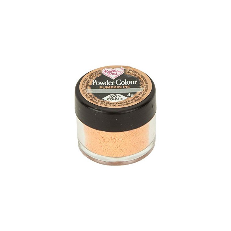 Rainbow Dust Edible Matt Powder Dust Colour 4g Pumpkin Pie