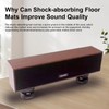 Preffair Audio Isolation Feet Stand Spikes Protector Mat Non-Slip Base