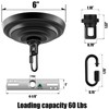 MAYOMAJO 6 Inch Light Canopy Kit with Heavy Duty, Replacement