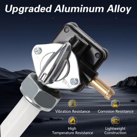 LQYLMY Motorcycle Fuel Valve Petcock with Male Thread Petcock Fuel Shutoff Valve Compatible with Harley FLST FXST FXD FLT 1995-2001 for 1340cc models Replace#: 61338-94D