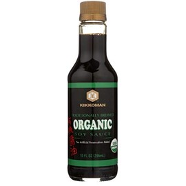 Kikkoman Organic Soy Sauce, 10 Ounce -- 6 per case.