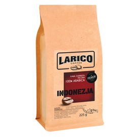 LARICO COFFEE Premium Coffee Beans Indonesia 225 g / Craftsmanship / Whole Roast Bean Coffee Espresso Beans / Strong Taste with a Slightly Spicy Aftertaste
