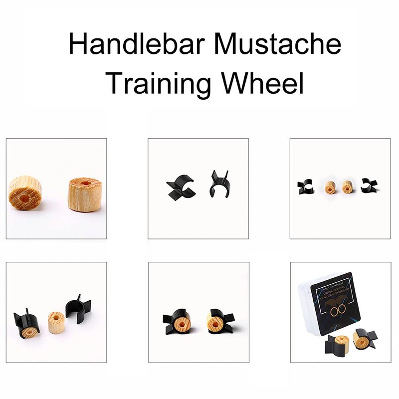 Handlebar Mustache Training Wheel, Mustache Curler Mustache Trainer Men Mustache