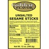 Golden Flavor - Unsalted Sesame Sticks - 12 oz bags