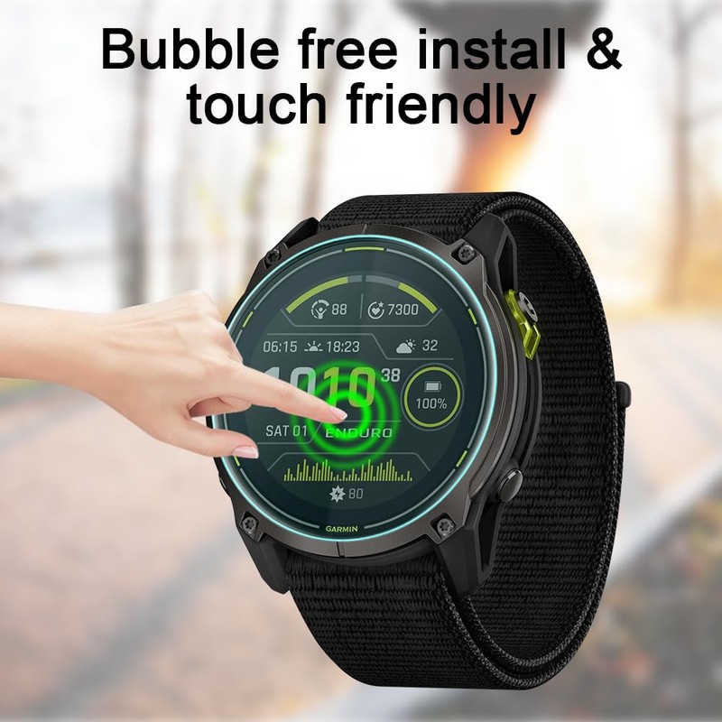 Maxhood 6Pack Screen Protector Compatible for Garmin Enduro 3 51mm