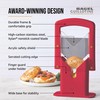 Hoan Bagel Guillotine Universal Slicer with Built-in Finger Safety Shield,