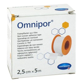 OMNIPOR Fixing Plaster Fleece 2.5 cm x 5 m Pack of 1