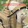 Tactical Mini Molle Hydration Pack,Molle Hydration Carrier with IFAK Pouch&US