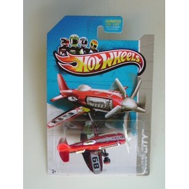 Mad Propz (Red) Diecast Airplane (Hot Wheels)(2012)
