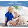 LAXVAPIU Grounding Mat Cotton Bed Pad Silver Fiber Quilted Grounded