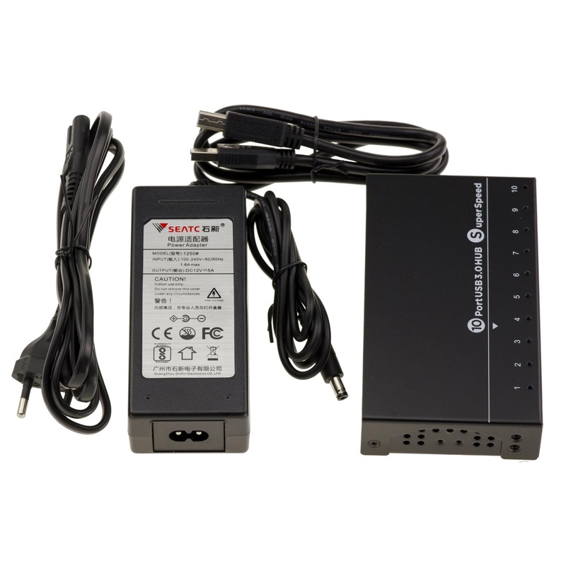 KALEA-INFORMATIQUE Industrial Hub USB3 Charging Station 10 Ports (USB 3.0