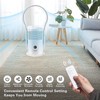 HAUSHOF Bladeless Tower Fan Air Purifier Conditioning Fan,Remote Touch Control