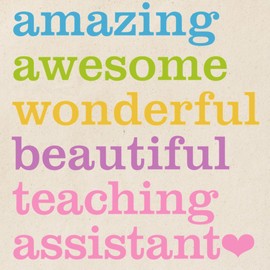 CafePress Amazing Teaching Assistant Tote Bag Natural Canvas Tote Bag, Reusable Shopping Bag