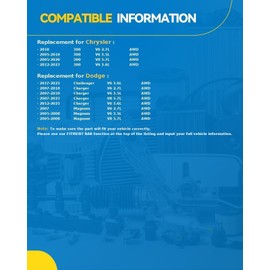 PHILTOP Axle Shaft Front 66-3557 66-3558 CV Axle Fits Dodge Charger 2007-2023, Chrysler 300 2005-2023, Dodge Challenger 2017-2023, Dodge Magnum 2005-2008