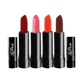 LAPERLA Glossy Red, Orange, Purple, Pink Lipstick Pack of 4