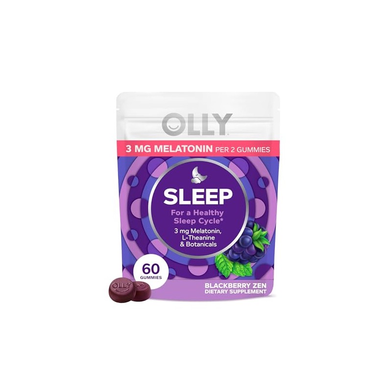 Olly Suplemento Gomita Apoyo Dormir Melatonina Teanina Unidades