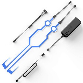 Light Strip For Motorcycle Helmet DIY Night Signal Light Luminous Stripe Sticker Motorcycle Light Strip Luminous Stickers Night Super brightness Water Resistant